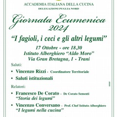 Torna a riunirsi l’Accademia Italiana di Cucina per la Giornata Ecumenica 2024