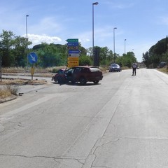 Incidente stradale su via Canosa