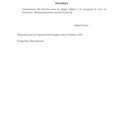 Documento dell'ANAC