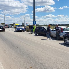 incidente sulla strada tangenziale nei pressi dello svincolo per Trani