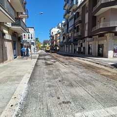 concluso intervento su viale Istria, davanti al "Bonomo"