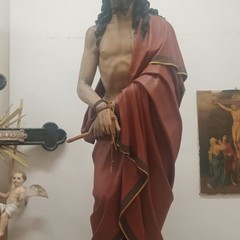 Statua dopo il restauro