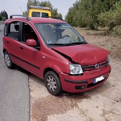 Incidente sulla ex sp 231 all'altezza di Montegrosso