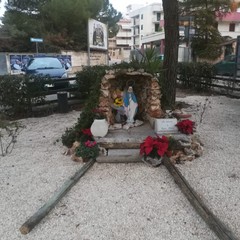 Presepe artistico al quartiere Maraldo La Specchia