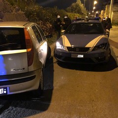 inseguimento per via Don Lotti e contrada Zagaria