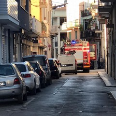 incendio armadietto stradale Enel