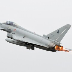 Caccia intercettori Eurofighter dell'Aeronautica Militare