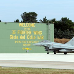 Caccia intercettori Eurofighter dell'Aeronautica Militare