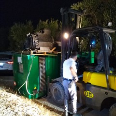 intervento delle guardie giurate della Vegapol