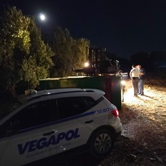 intervento delle guardie giurate della Vegapol