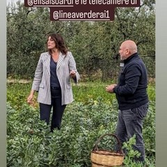 Elisa Isoardi a Castel del Monte e Pietro Zito