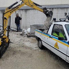 Emergenza neve Bat, l'impegno delle Misericordie