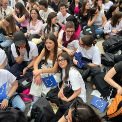 il Liceo "Carlo Troya", presente nella Capitale per la Festa dell’Europa