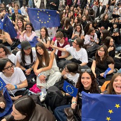 il Liceo "Carlo Troya", presente nella Capitale per la Festa dell’Europa