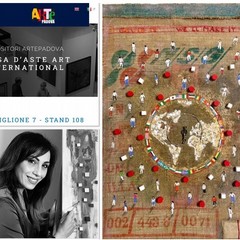 Ricarda Guantario ad “ArtePadova” nello stand “Art International”