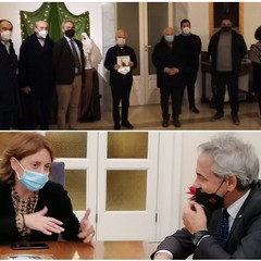 A Vescovo e Sindaco le prime copie del cd