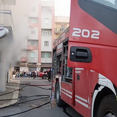 incendio ad Andria