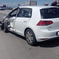 incidente sulla strada tangenziale nei pressi dello svincolo per Trani