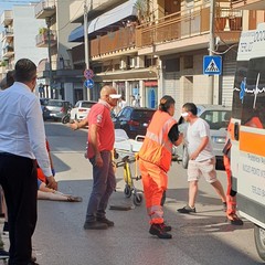 donna investita in via Puccini