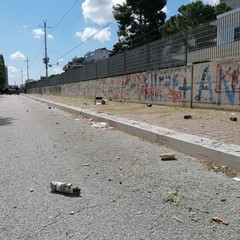 incuria e degrado in via Giotto