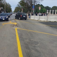 realizzata rotatoria all'incrocio via XXIV Maggio e viale Buozzi