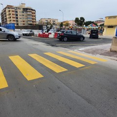 realizzata rotatoria all'incrocio via XXIV Maggio e viale Buozzi