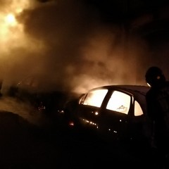 Incendio in via Generale La Masa