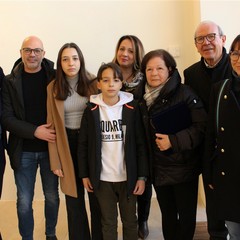due opere di Michele Ficarazzo donate alla Farmalabor di Canosa di Puglia