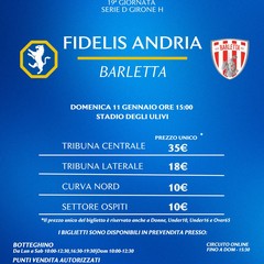 Fidelis Barletta biglietti