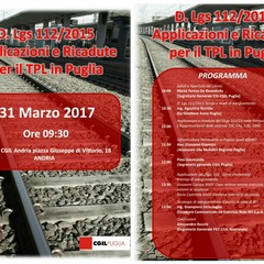 Sicurezza nel trasporto ferroviario, l'assessore Giannini domani ad Andria