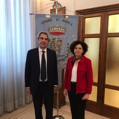 Il nuovo Prefetto della Bat, Maurizio Valiante accolto a Palazzo di Città