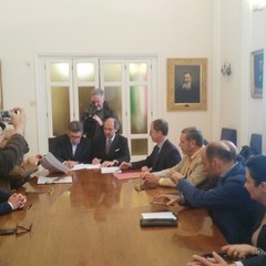 Sottoscrizione protocollo  d'intesa tra Comuni di Andria e Barletta