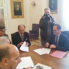 Sottoscrizione protocollo  d'intesa tra Comuni di Andria e Barletta