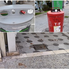 Andria, degrado per le vie cittadine