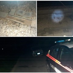 tentato furto di cavi elettrici
