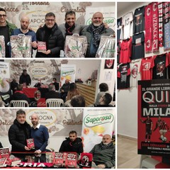 vertici ed i tifosi del Milan Club Andria