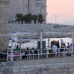 Castel del Monte ed il paesaggio murgiano con Trani ed il suo porto