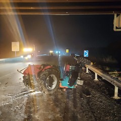 incidente sulla ex sp 231 all'altezza dello svincolo per contrada Martinelli
