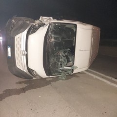 incidente sulla ex sp 231 all'altezza dello svincolo per contrada Martinelli