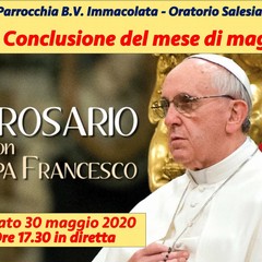 Il Santo Rosario in eurovisione con Papa Francesco