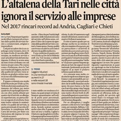 Montaruli: "Aumenti tassa rifiuti ad Andria"