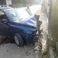 incidente stradale in via Canosa