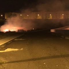 incendio al quartiere di San Valentino