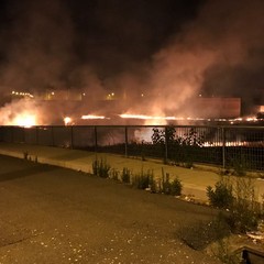 incendio al quartiere di San Valentino