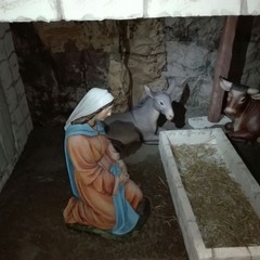 il presepe artistico presso la chiesa delle SS. Stimmate