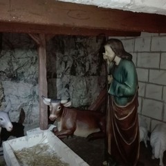 il presepe artistico presso la chiesa delle SS. Stimmate