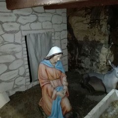 il presepe artistico presso la chiesa delle SS. Stimmate