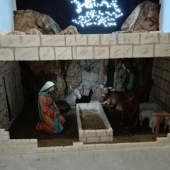 il presepe artistico presso la chiesa delle SS. Stimmate