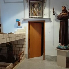 il presepe artistico presso la chiesa delle SS. Stimmate