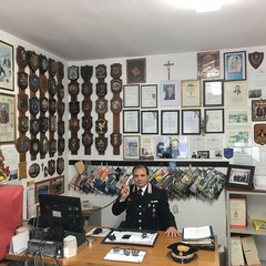 Il saluto al Luogotenente dei Carabinieri Michele Caputo